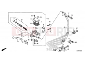 HONDA PCX150 (WW150D) 2013 F-5 FRONT BRAKE MASTER CYLINDER