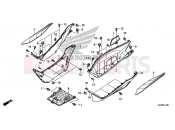 HONDA PCX150 (WW150D) 2013 F-14 FLOOR FOOTREST