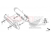 HONDA PCX150 (WW150D) 2013 F-30 EXHAUST DRUM