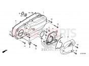HONDA PCX150 (WW150E) 2014 E-13 LEFT SIDE COVER
