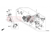 HONDA PCX150 (WW150E) 2014 E-22 THROTTLE HOUSING / FUEL INJECTOR