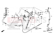 HONDA PCX150 (WW150E) 2014 F-5-10 MASTER CYLINDER