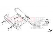 HONDA PCX150 (WW150E) 2014 F-30 EXHAUST DRUM