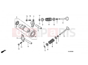 HONDA FES1505 Pantheon 2005 E-3 CAMSHAFT / VALVE