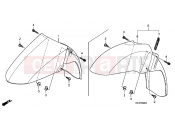 HONDA FES1505 Pantheon 2005 F-8 FRONT FENDER