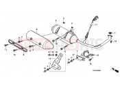 HONDA FES1505 Pantheon 2005 F-22 EXHAUST DRUM