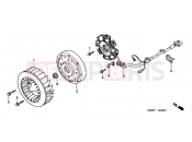HONDA SFX50Y SFX50 2000 E-3 GENERATOR