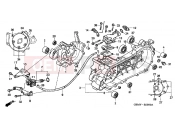 HONDA SFX50Y SFX50 2000 E-9 CRANKSHAFT / OIL PUMP