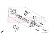 HONDA SFX50Y SFX50 2000 F-9 FRONT BRAKE CALIPER