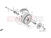 HONDA SFX50Y SFX50 2000 F-10 FRONT WHEEL