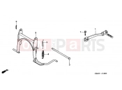 HONDA SFX50Y SFX50 2000 F-18 SUPPORT / BLOWER ARM