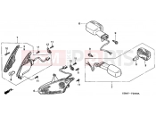 HONDA SFX50Y SFX50 2000 F-20 FLASHING