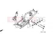 HONDA SFX50Y SFX50 2000 F-23 FRAME HOUSING