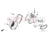 HONDA SH50S SH Fifty 1995 E-1 VENTILÁTORBURKOLAT/BURKOLAT