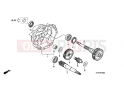 HONDA SH3007 SH300 Sports 2007 E-13 TRANSMISSION