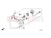 HONDA SH3007 SH300 Sports 2007 F-1 HEADLIGHT
