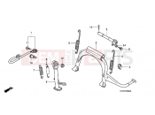 HONDA SH3007 SH300 Sports 2007 F-23 SUPPORT