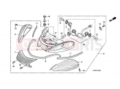 HONDA SH3007 SH300 Sports 2007 F-27 REAR COMBINATION LAMP
