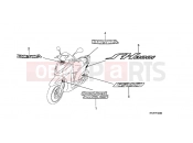 HONDA SH3007 SH300 Sports 2007 SIGN F-34