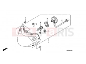 HONDA SH300R9 SH300i Sports 2009 F-1 HEADLIGHT