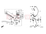 HONDA SH300R9 SH300i Sports 2009 F-4 FRONT MASTER CYLINDER (SH300 / R)