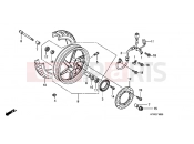 HONDA SH300R9 SH300i Sports 2009 F-16 FRONT WHEEL