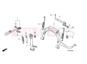 HONDA SH300R9 SH300i Sports 2009 F-23 SUPPORT