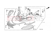 HONDA SH300R9 SH300i Sports 2009 F-27 REAR COMBINATION LAMP