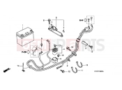 HONDA SH300R9 SH300i Sports 2009 F-28 BATTERY