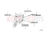 HONDA SH300R9 SH300i Sports 2009 SIGN F-34