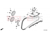 HONDA FJS600AB SILVER WING 2011 E-4 TIMING CHAIN ​​/ TENSIONER