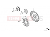HONDA FJS600AB SILVER WING 2011 E-8 CLUTCH COUPLING START