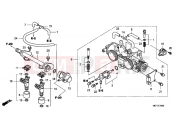 HONDA FJS600AB SILVER WING 2011 E-19 THROTTLE HOUSING