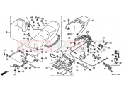 HONDA FJS600AB SILVER WING 2011 F-19 SEAT