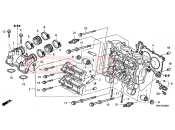 HONDA FJS600DB SILVER WING 2011 E-2 CYLINDER HEAD