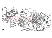 HONDA FJS400D9 SILVER WING 400 2009 E-2 CYLINDER HEAD