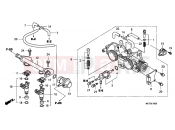 HONDA FJS400D9 SILVER WING 400 2009 E-19 THROTTLE HOUSING