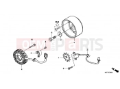 HONDA FJS600A9 SILVER WING 600 ABS 2009 E-9 GENERATOR