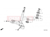 HONDA FJS600A9 SILVER WING 600 ABS 2009 F-7 STEERING WHEEL