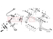 HONDA FJS600A9 SILVER WING 600 ABS 2009 F-25 SUPPORT