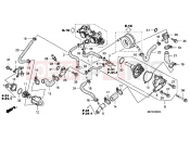 HONDA FJS400A9 SW-T400 ABS 2009 E-6 VÍZSZIVATTYÚ