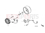 HONDA FJS400A9 SW-T400 ABS 2009 E-9 GENERATOR