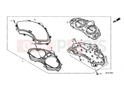 HONDA FJS400A9 SW-T400 ABS 2009 F-2-1 SPEEDOMETER (FJS400D9 / FJS400A)