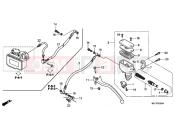 HONDA FJS400A9 SW-T400 ABS 2009 F-5 REAR BRAKE MASTERCYLINDER