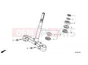 HONDA FJS400A9 SW-T400 ABS 2009 F-7 STEERING WHEEL