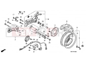 HONDA FJS400A9 SW-T400 ABS 2009 F-18 REAR WHEEL