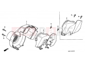 HONDA SRX50X Shadow 50 1999 E-1 FAN COVER / COVER