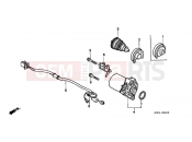HONDA SRX50X Shadow 50 1999 E-4 STARTER ENGINE