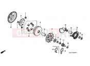 HONDA SRX50X Shadow 50 1999 E-6 DRIVE FRONT / DRIVE SHAFT