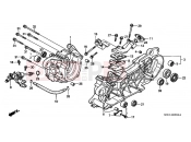 HONDA SRX50X Shadow 50 1999 E-9 CRANKSHAFT / OIL PUMP